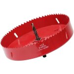 Scie cloche - 180 mm - acier rapide hss m42 bi - mtal - scie - cloche avec tige hexagonale et foret ...