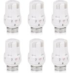 Paryou t�te thermostatique radiateur m30 x 1, 5 lot de 6 pi�ces r�gulation automatique de temp�rature ...