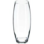 Vase bomb en verre transparent 'flora' - dimensions : d 11 cm x h 26 cm - livraison gratuite