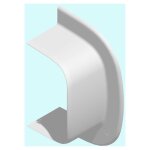 Passage murale - pour goulotte de climatisation - 65 x 50 mm - blanc iboco 06817