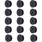 Passe c�ble en silicone, oeillets de trou de c�ble, couvercle de trou de c�ble, c�ble oeillet, passe ...