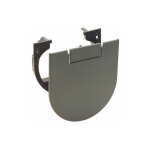 Passe c�bles sur plat avec cache - d�cor : noir - asa