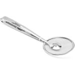 Passoire � filet argent�e pour �goutter l'huile alimentaire, avec pince et poche � graisse. filtre et ...
