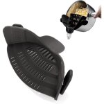 Passoire en silicone � clip - r�sistante � la chaleur - pour �goutter les aliments pendant la cuisson ...