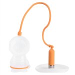 Passoire � th� filtre � th� en silicone diver (orange).