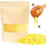 Pastilles de cire d'abeille 100 % pure - 500 g - id�al pour les produits cosm�tiques, les cr�mes, les ...