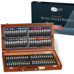 Artina - pastilo craie pastel 96 pastels dans coffret pastel en bois craie de couleur Artina - pastilo craie pastel 96 pastels dans coffret pastel en bois craie de couleur