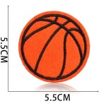Patchs brod�s de basket - ball, 20 pi�ces, � repasser et � coudre, badges appliqu�s pour v�tements, veste ...