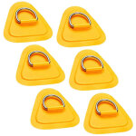 Patch de r�paration pvc jaune et boucle en d en acier inoxydable pour kayak / paddle board - accessoires ...