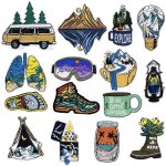 Patch thermocollant, 15 pcs paysage autocollant de patch ecusson thermocollant ou ecusson � coudre pour ...