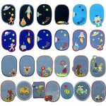 Patch thermocollant, 25 pcs planet broderie autocollant iron on patches animal broderie patch thermocollant ...