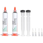 P�te � souder en seringue, mat�riau inoffensif, sn42 bi58 smd, r�paration �lectronique de pcb, 50g, 2 ...