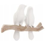 Pat�re design oiseau sur arbre, pat�re porte cl�s murale d'entr�e, pat�re d�corative 2 oiseaux