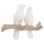 Pat�re design oiseau sur arbre, pat�re porte cl�s murale d'entr�e, pat�re d�corative 2 oiseaux