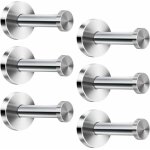 Vurahome - pat�re murale inox crochets porte manteau, crochet mural peignoir, chrome fini, base ronde ...