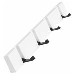 Pat�re murale porte manteau mural en bois avec pliable crochet pour suspendre echarpes sacs � main parapluies ...