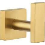 Pat�re de salle de bain crochet de serviette de salle de bain or bross�, porte - serviette de douche ...