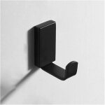 Pat�re simple en acier inoxydable, pour serviettes ou manteaux, salle de bain