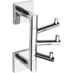 Pat�re triple murale pivotante beta en laiton chrom� 5, 5 x19 x11 cm