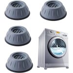 Patins anti - vibrations caoutchouc antid�rapant, 4 pi�ces tampons � pied machine � laver anti vibration ...