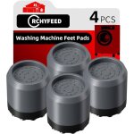 Patins anti - vibrations pour machine à laver, gris, antidérapants, 4 pièces Patins anti - vibrations pour machine à laver, gris, antidérapants, 4 pièces