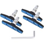 Patin de frein v�lo 2 paires 70mm v - brake caoutchouc durable plaquettes de frein no noise pour cycle ...
