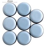 Patins de meubles, 8 pi�ces ptfe t�flon carr� auto - adh�sives coulisses de meubles, patins de d�m�nagement ...