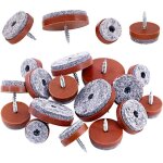 Patins de meubles en feutre  visser pour pieds en bois de chaise, table, canap (assortiment de kit) ...