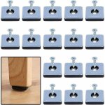 Patins meubles lourds patins t�flon auto - adh�sif carr� avec vis anti - vibration patins glisseurs pour ...