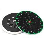 Patin de pon�age 150 mm, filetage de raccordement m8 - 49 trous avec vis avec fonction d�poussi�rage, ...