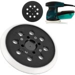 Patin de ponage auto - agrippant 125 mm compatible avec bosch pex 300 ae 400 ae 4000 ae 125 mm, ponceuse ...