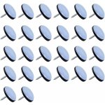 Tuserxln - patins en tflon, 26 pices patin glisseur en teflon  25 mm patins de meubles en tflon, ...