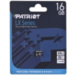 Memory psf16gmdc10 carte mmoire 16 go microsdhc uhs - i classe 10 - patriot