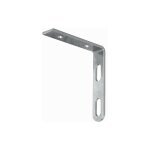Patte de fixation d'angle pour olives de guidage de �30 � 40mm - avec trous oblongs pour r�glage - � ...