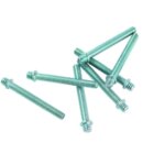 Bizline - patte � vis - m�tal - 7 x 150 - filetage 6 x 45 mm - boite de 100 400143