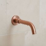 Paulgurkes robinet de lavabo encastr� en cuivre en bronze rouge 21 cm