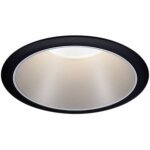 Paulmann - 93397 luminaire � led encastrable gu10 noir (mat), argent