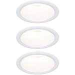Paulmann - 94870 cole coin spot encastrable led 6 w blanc