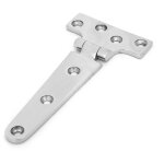 Kkmoon - paumelle en acier inoxydable Épais 151x75x4, 5 mm - charnière type t pour porte d'entrée / portail ... Kkmoon - paumelle en acier inoxydable Épais 151x75x4, 5 mm - charnière type t pour porte d'entrée / portail ...