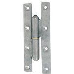 Paumelle picarde soud�e bouts carr�s 160x70mm gauche brut - torbel - pbl167g0