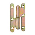 Thirard ? paumelle de paris 80x45mm en acier zingu� ? fixation 3 ou 4 trous ? version gauche pour portes ...