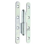 Paumelle universelle type paris 140 x 55 mm ? acier galvanis bleu ? utilisable  gauche ou  droite ...