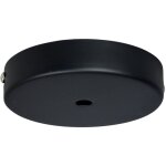 Pavillon cache - fils cylindrique mtal noir d. 120mm tibelec
