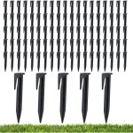 Pavlleen 100 pices piquets de fixation pour cbles priphriques, crochet pour robot tondeuse, piquets ...
