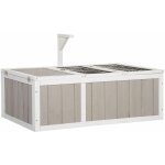 Pawhut - enclos pour tortue - parc pour tortue - maison pour tortue terrestre - enclos extrieur avec ...