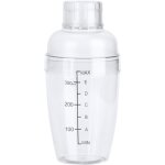 Pc cocktail shaker �chelle lait th�i�re jus vin tasse en plastique maison bar magasin clair capacit� ...