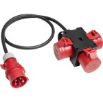 Pce - r�partiteur de courant cee 943071jd r�partiteur compact cee 16 a avec c�ble h07rn - f 5 x 1, 5 ...