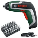 Pce - visseuse sans fil bosch home and garden ixo 7 bit - set 06039e000b 3. 6 v