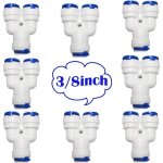 Pcs ro raccord osmoseur de filtre � eau, raccord type y 3 / 8  push - fit pour 3 / 8  (9. 5mm) tuyau ...