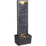 Peaktop by teamson home garden water pr�sente une grande fontaine d'eau droite ext�rieure avec des lumi�res ...